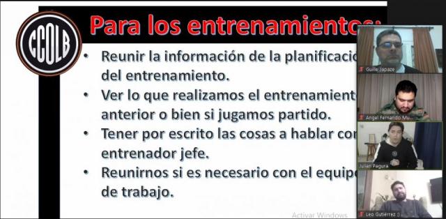 Exitosa capacitaci�n a cargo del CT de Ol�mpico