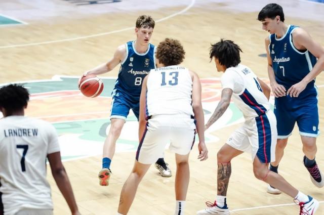 Argentina cay� en su debut en la AmeriCup U18