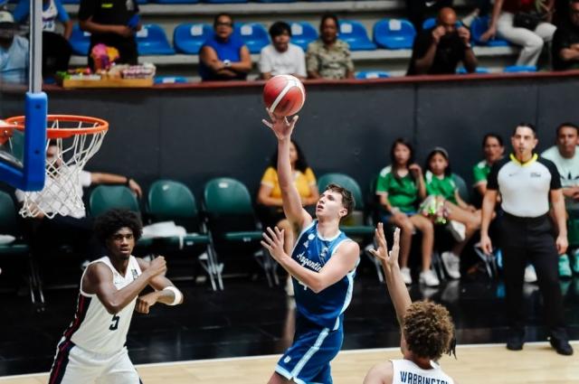 Argentina cay� en su debut en la AmeriCup U18